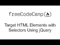 Target HTML Elements with Selectors Using jQuery