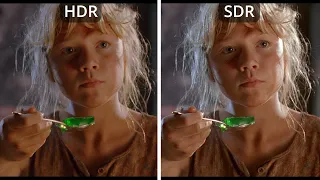 Jurassic Park 4K vs Blu-ray Comparison (HDR version)