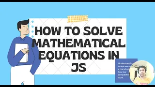 How To Solve Mathematical equations in JS using nerdamer