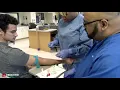 How to do a blood draw healthcare career training at Lincoln Tech