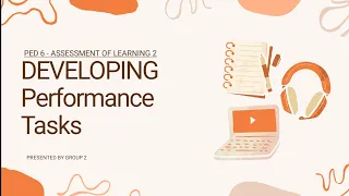 Developing Performance Task - Group 2