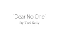 Download Lagu Dear No One - Tori Kelly (Lyrics)