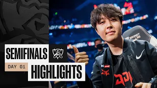 FULL DAY HIGHLIGHTS | Semifinals Day 1 | Worlds 2022