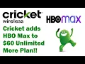 Cricket Wireless Gets HBO Max