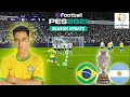 BRAZIL x ARGENTINA FINAL COPA AMÉRICA PES 2021 FOOTBALL CHALLENGES ‹ Rikinho ›