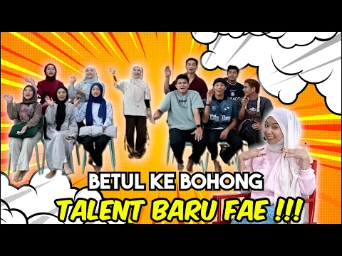 Download MP3 BETUL KE BOHONG TALENT BARU FAE !!! PECUL1K BAWA FAE PERGI OPEN HOUSE ???