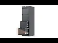 AOBABO 4 Drawer Vertical Filing Cabinet Installation