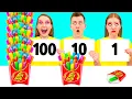Download Lagu 100 Súkromí Výzvy Jedla | Úžasné Kuchynské Triky PaRaRa Challenge