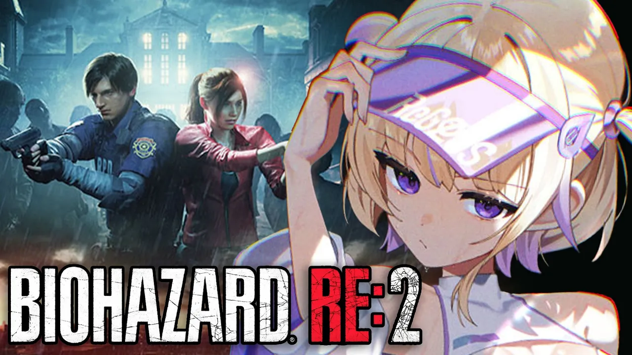 ＃３【BIOHAZARD RE:2】初見で挑むバイオハザードRE:2【轟はじめ/ReGLOSS】