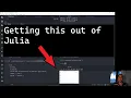 Getting Plots out of the Julia REPL