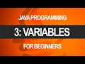 Intro To Java Programming Variables Part 3 of 10