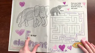 Eric Carle Alphabet Coloring and Activity Book