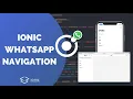 Building a WhatsApp Navigation with Ionic
