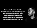 SiR - Hair Down ft. Kendrick Lamar (Lyrics)