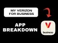 My Verizon for Business App Overview - What to Expect