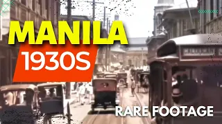 Manila in 1930s Rare Footage Philippines Facts and Trivias