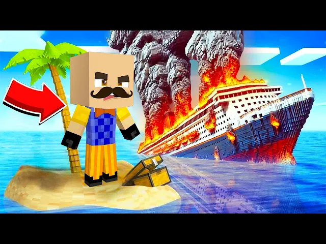 გემზე გადავედით მაინქრაფთში! კუნძული #3