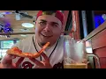 Rating pizza at Bubba s 33 pool at Eddy s Tavern