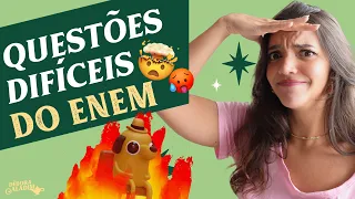 AS QUESTÕES MAIS DIFÍCEIS DO ENEM 2022! (Débora Aladim)