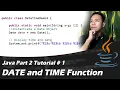 HOW to use DATE and TIME in JAVA CodeLikeLD Tagalog JAVA Tutorial