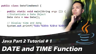 HOW to use DATE and TIME in JAVA CodeLikeLD Tagalog JAVA Tutorial