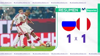 RUSIA VS PERU 1-1 RESUMEN Y GOLES DEL PARTIDO EN SAN PETERSBURGO AMISTOSO INTERNACIONAL
