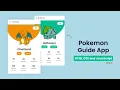 Pokemon Guide App in using HTML CSS Javascript Pokedex in Javascript Code With Harsh
