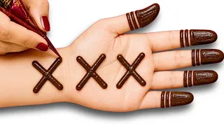 Easy front hand mehndi design | full hand mehndi design | front hand latest beautiful mehndi design 