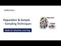 5 2 5 Population and Sample Sampling techniques Statistics for Machine Learning