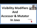 Java Tutorial Std 12 Chapter 8 Visibility Modifier Accessor and Mutator method