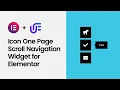 Icon One Page Scroll Navigation Widget for Elementor