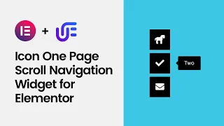 Icon One Page Scroll Navigation Widget for Elementor