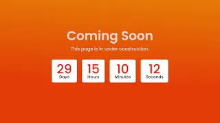 How To Make Coming Soon Page Using HTML CSS And JAVASCRIPT Countdown Timer Rizowan Ahmed Safi