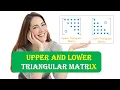 What are Triangular Matrices Upper and Lower Triangular Matrix Matrix Algebra
