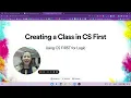 Creating a class in CS First with CS First students accounts
