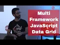 How can a JavaScript Data Grid Support Any Framework