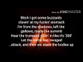Jake Hill by the sword - lyrics