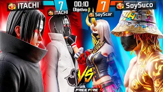 2 TÓXICOS ME RETAN A UN PVP CON MI DÚO EN FREE FIRE😈🔥!