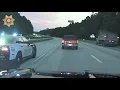 Dashcam of a police chase shows a Forsyth County deputy s first PIT maneuver
