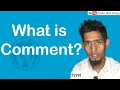 What is Comment WordPress Bangla Iman Tech Group