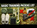 What to Bring to Army Basic Training The REAL Packing List