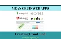MEAN CRUD web app 02 Creating Front-End using angularJS