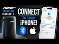 How to Connect Bose SoundLink Revolve II to iPhone Bluetooth Pairing