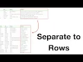 Data Wrangling Separating a Column to Multiple Rows