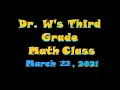Dr W s 3rd Grade Math Class Savvas enVisionmath2 0 Lesson 13-2 Equivalent Fractions Number Line