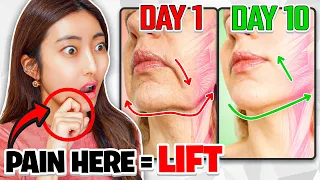 1 Massage to Erase Marionette Lines, Laugh Lines Fast🔥 Lift Mouth Corners in 7 Days!