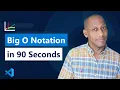 Big O Notation in 90 Seconds