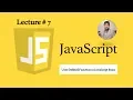 User Defined Function in JavaScript Basic 7