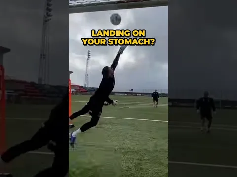The secret to a perfect keeper dive 🤫