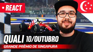 FÓRMULA 1 AO VIVO - CLASSIFICAÇÃO GP DE SINGAPURA COM LIVE TIMING